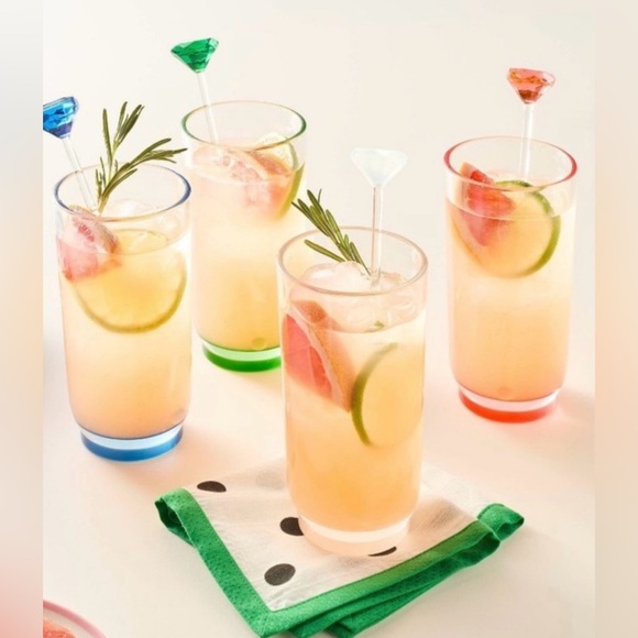 Kate Spade x Target Acrylic Highball
Drinkware & Gem Stir Sticks Set of 4 NWT - Picture 2 of 13